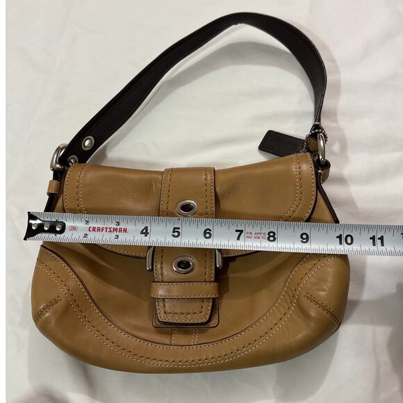 Coach Leahter Soho Hobo Mini Shoulder Bag Buckle Y2k Collection Luxury Rare - Picture 11 of 11